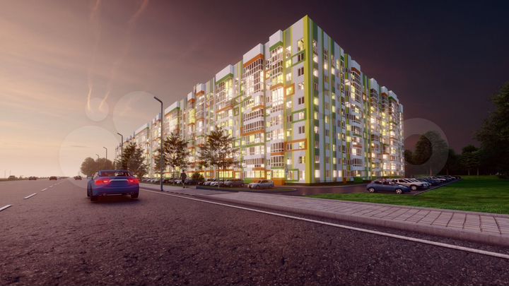 1-к. квартира, 37,4 м², 2/10 эт.