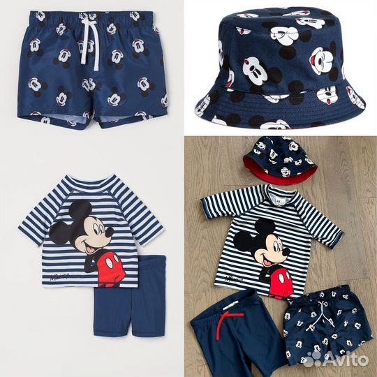 Одежда для бассейна,пляжа H&M mickey p.2-4года