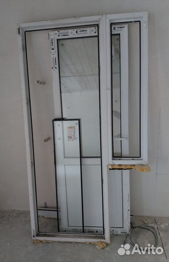 Пластиковые двери пвх бу