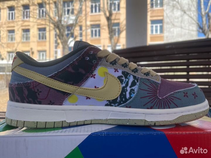 Кроссовки Nike Dunk Low Community Garden