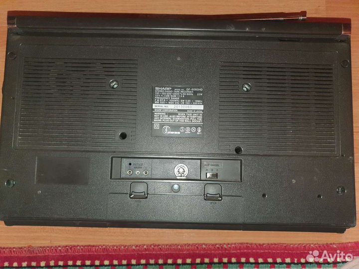 Магнитофон sharp GF6060