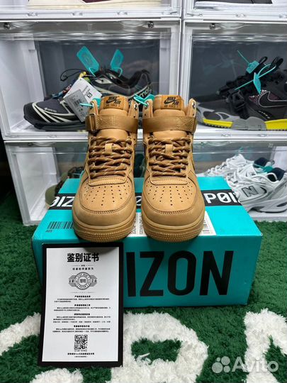 Nike Air Force 1 Mid Wheat Оригинал Poizon