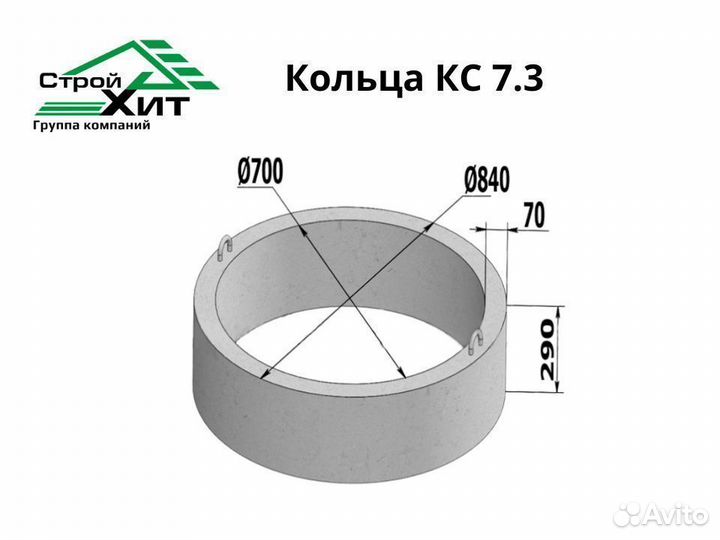 Кольцо стеновое Кольца жби