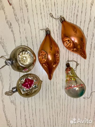 Елочные игрушки СССР