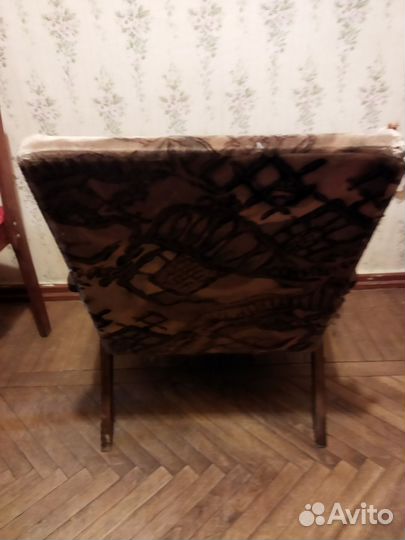 Кресло винтажное СССР циркуль