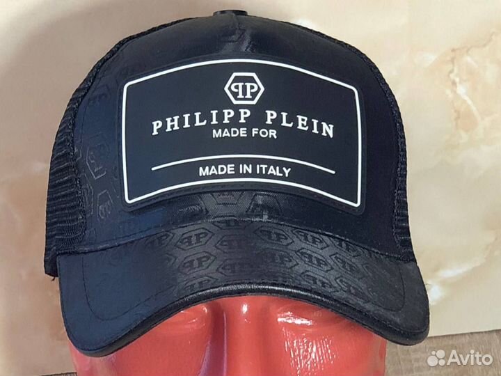 Кепка Бейсболка Philipp Plein чёрная. Новая