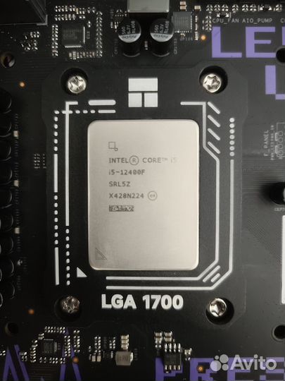 Материнская плата Colorful H610I itx i5 12400f