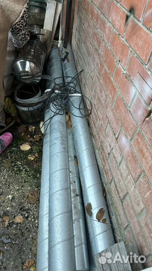 Труба металлическая для вытяжки не бу