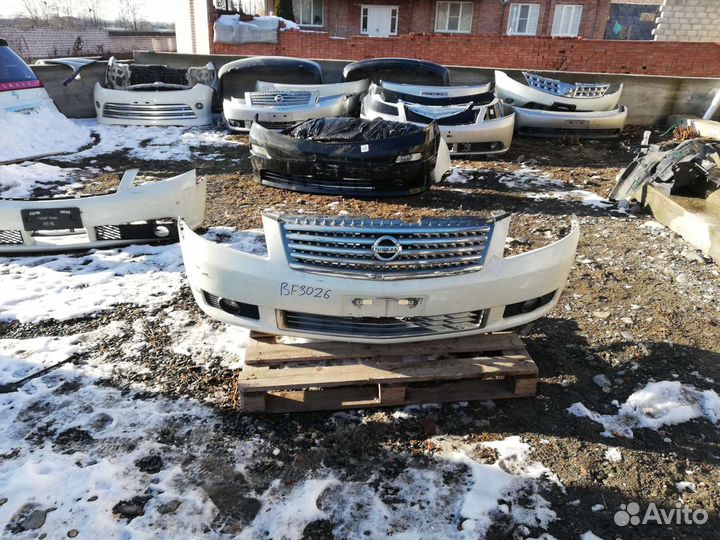 Бампер Nissan fuga, Infiniti M35, M25 бампер, фары