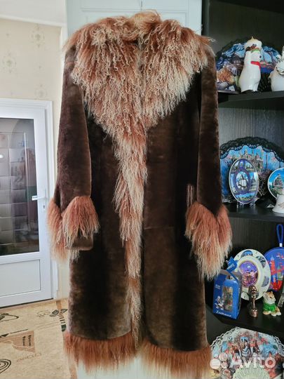 Шуба мутоновая с ламой