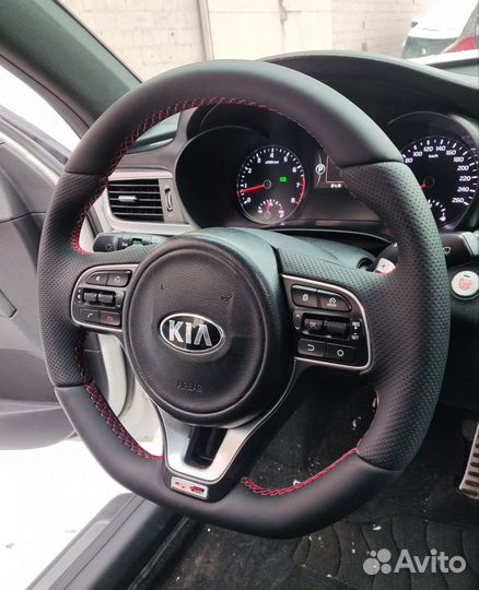 Руль Kia optima 4 перетянутый на обмен