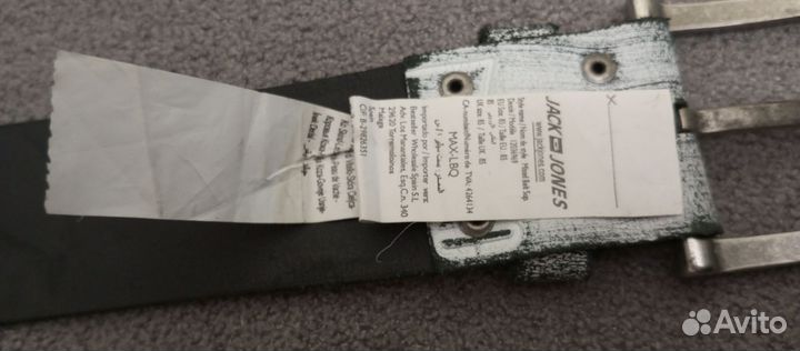 Мужской кожаный ремень J&J Оригинал