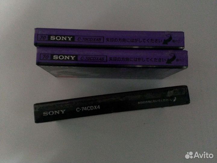 Аудио кассеты sony metal
