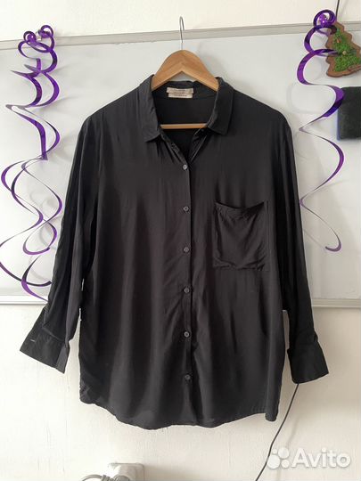 Черная рубашка P&B