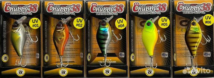 Воблеры Jackall Chubby 38