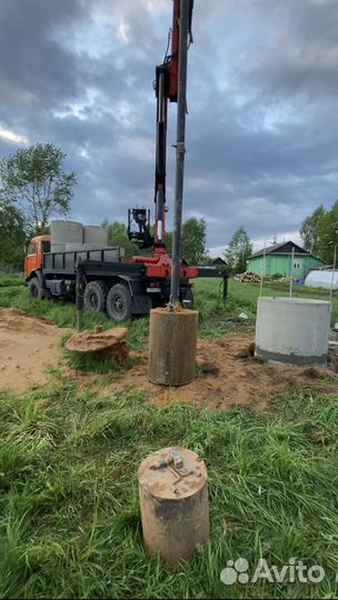 Камаз, вездеход, манипулятор, буровая