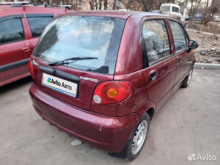 Daewoo Matiz 0.8 МТ, 2008, 93 500 км