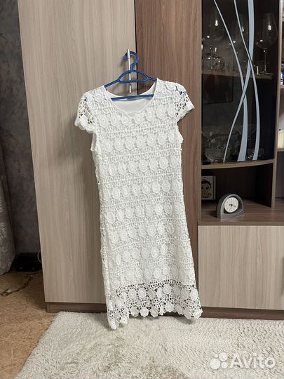 Платье вязаное женское летнее