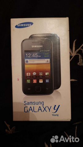 Коробка от телефона samsung Galaxy Young