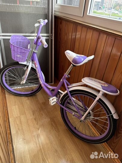 Велосипед для девочки 20 дюймов 6-9 лет