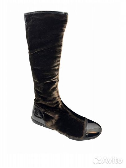 Велюровые сапоги Prada 40 оригинал