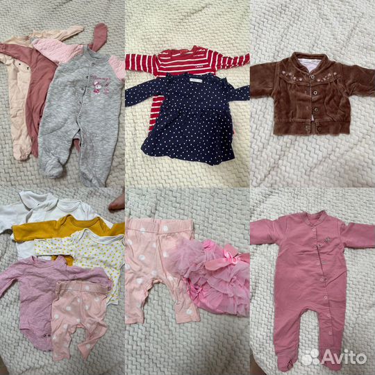 Вещи для девочки 56-80 zara,H&M,Baby go,Waikiki