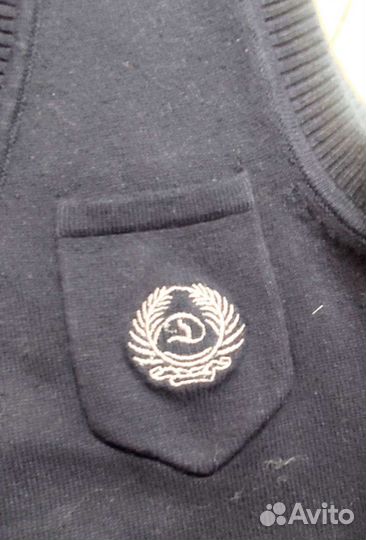 Жилетка для мальчика школьная 7-8 лет