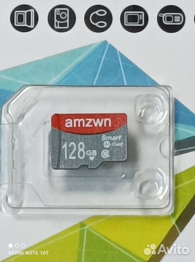 Карта памяти 128 гб micro SD amzwn класс 10,A1