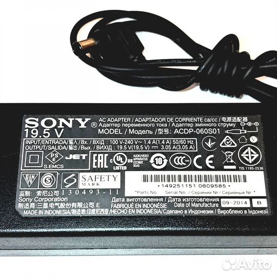 Блок питания acdp-060S01 для Sony KDL-32R433B