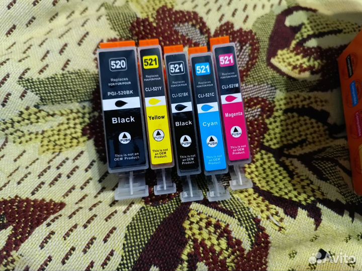 Картриджи для принтера Canon 5 цветов