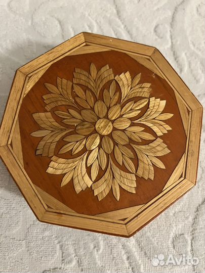 Шкатулка деревянная СССР