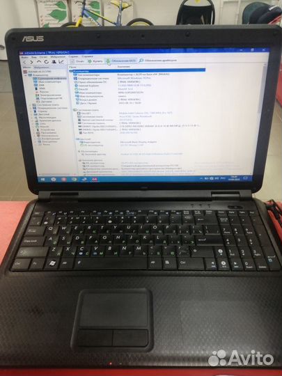 Ноутбук asus k50c