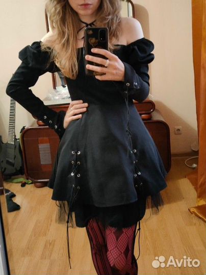 Платье dark coquette / soft goth / y2k