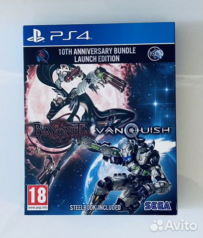 PS 4 Bayoneta + Vanquish Steelbook included