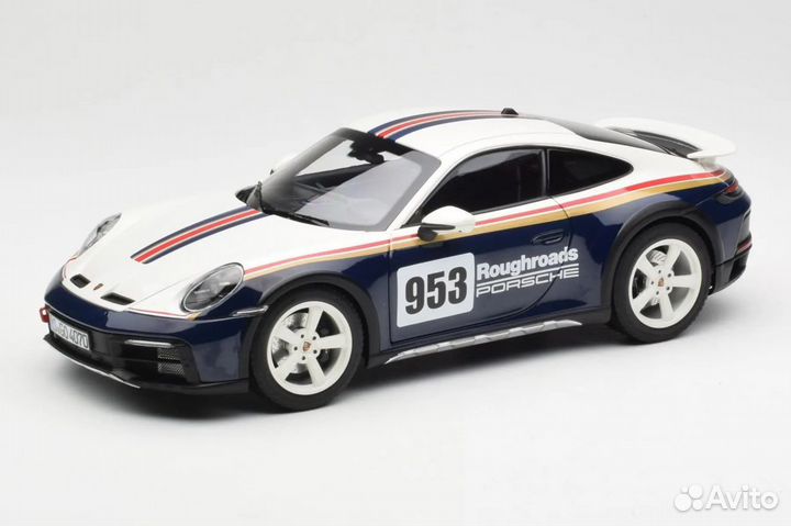 Porsche 911 992 Dakar Rough Roads Norev 1/18