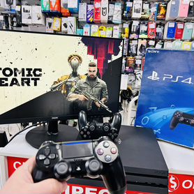 Sony PlayStation 4 PRO (прошитая) 2 Геймпада