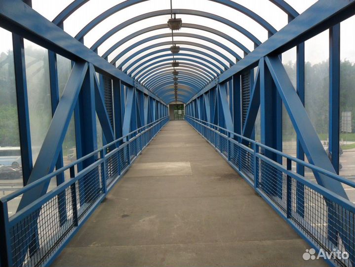 Опоры для надземных пешеходных переходов, мосты