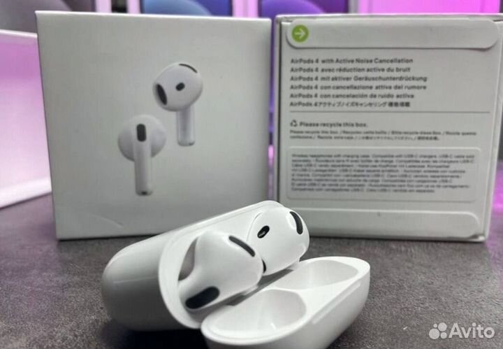 AirPods 4 ANC / Гарантия / Чехол в подарок