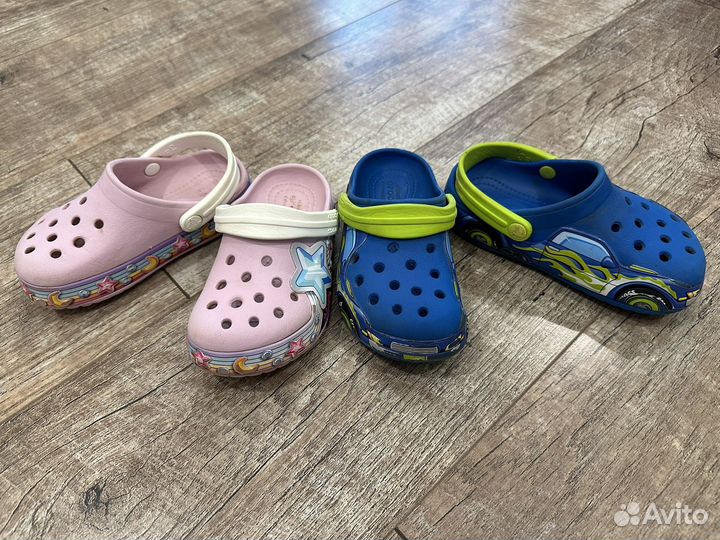 Crocs сабо для девочки с8 для мальчика с9