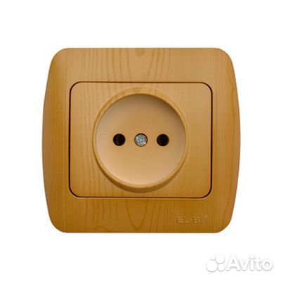 Розетки, выключатели El-bi Турция, сосна, вишня