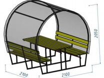 Сборный стол из профильной трубы