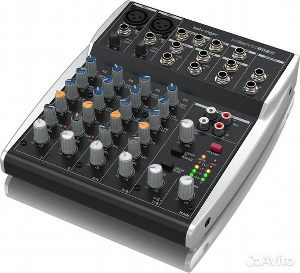 Behringer xenyx 802S микшерный пульт, 8входов