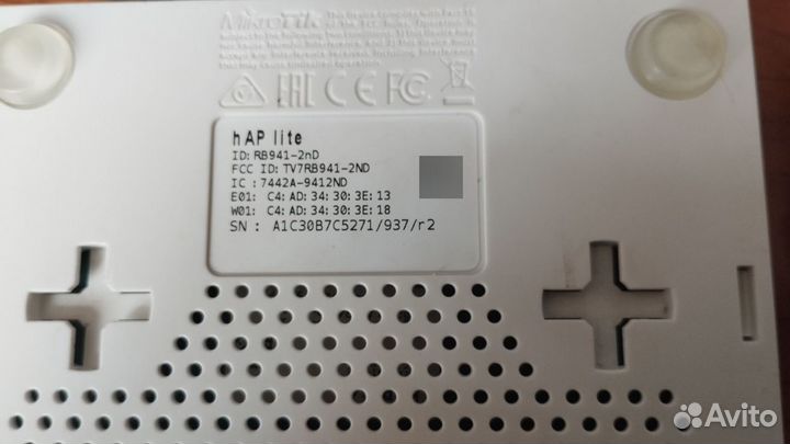 Маршрутизатор MikroTik hAP lite (RB941-2nD)