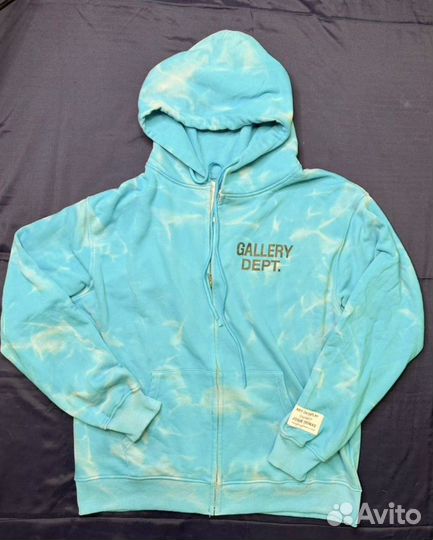 Зип Худи Gallery Dept синее