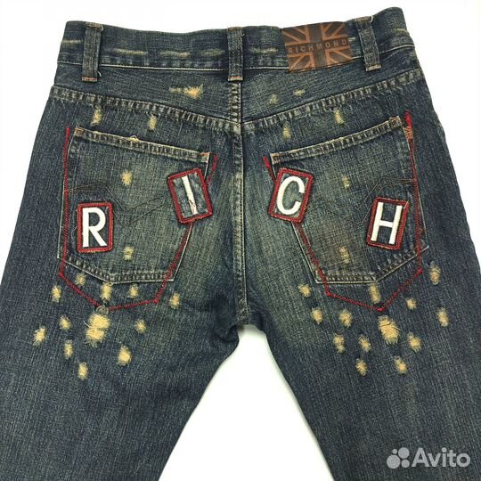 John Richmond y2k Distressed jeans 32