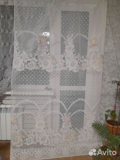 Шторы и тюль бу