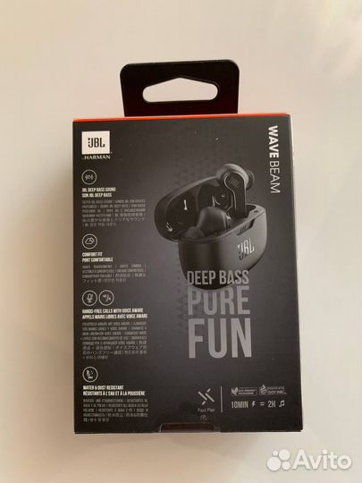 Беспроводные наушники JBL Wave Beam black