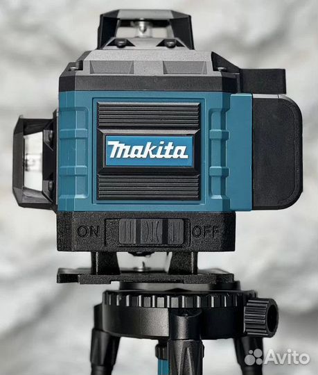 Лазерный нивелир в кейсе макита 2 АКБ штатив в ком
