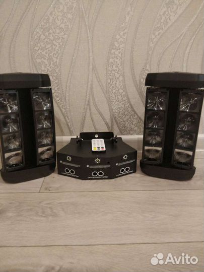 Светомузыка лазерная RGB, светодиодная