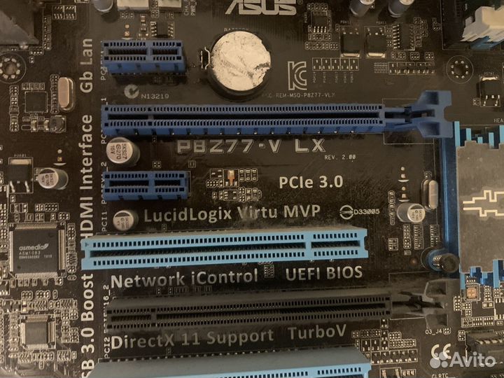 Asus P8Z77-V + i3-3240 + 8Gb + cool